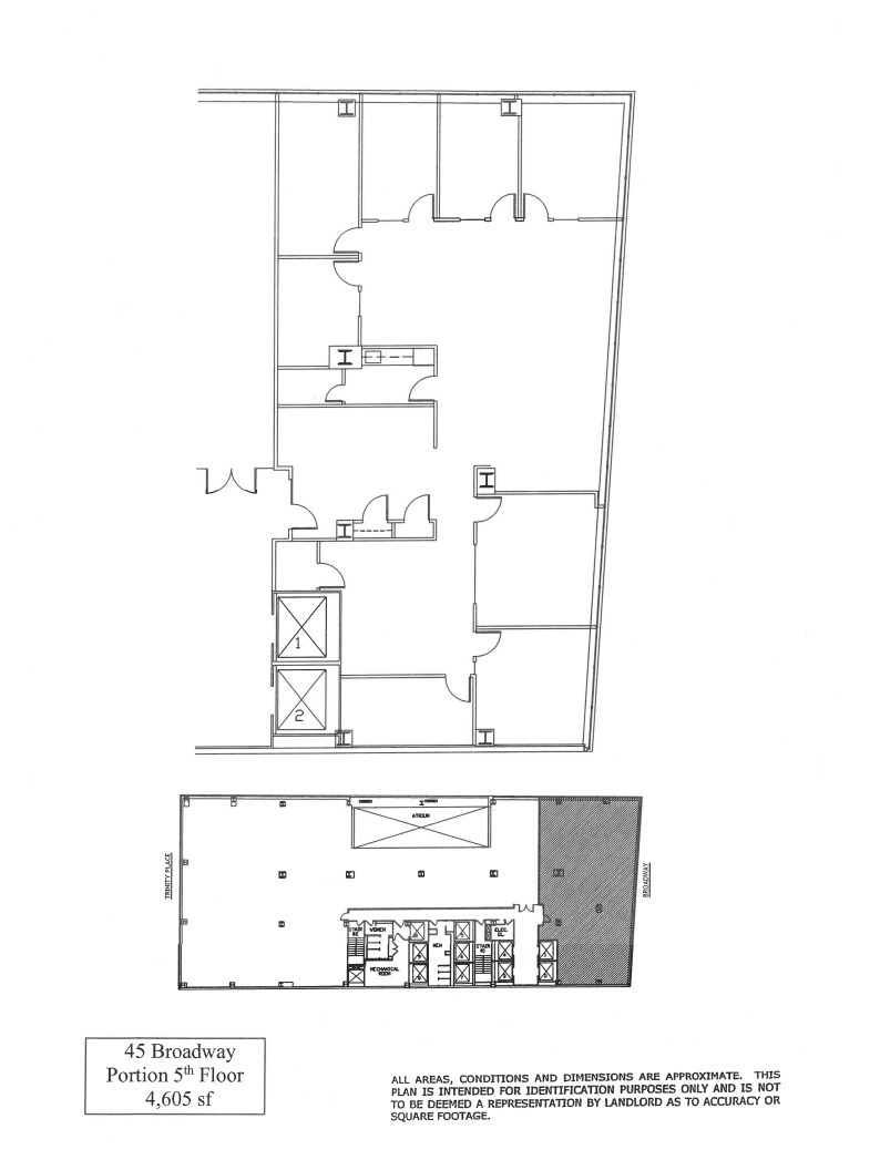 45 Broadway, New York, NY en alquiler Plano de la planta- Imagen 1 de 10