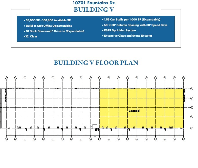 10501 Elm Creek Blvd N, Maple Grove, MN en alquiler Plano de la planta- Imagen 1 de 1