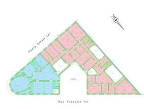 1 Rue François Ier, Paris en alquiler Plano de la planta- Imagen 1 de 1