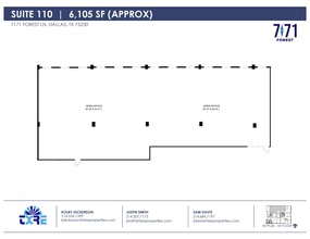 7171 Forest Ln, Dallas, TX en alquiler Plano de la planta- Imagen 2 de 2