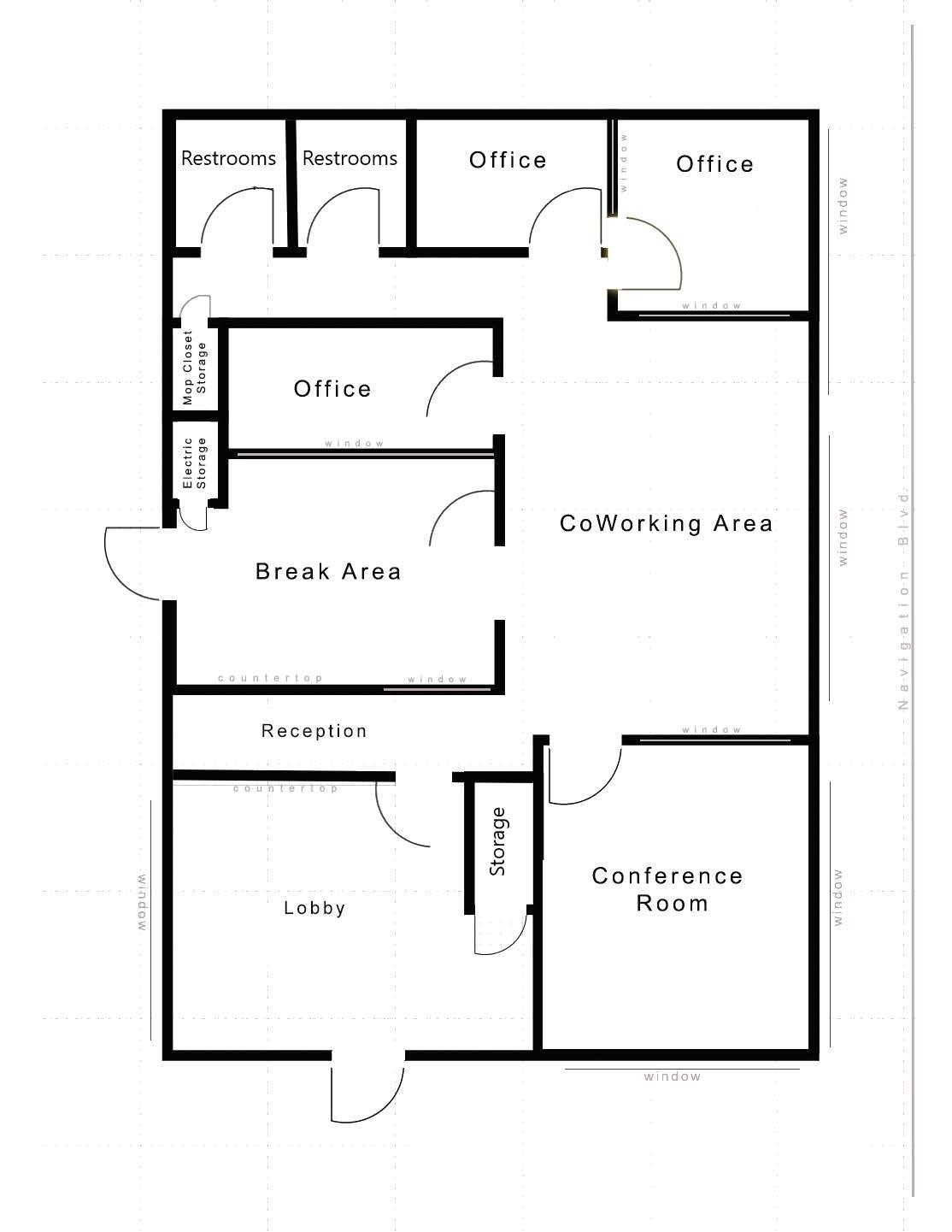 4422 Navigation Blvd, Houston, TX en venta Plano de la planta- Imagen 1 de 1