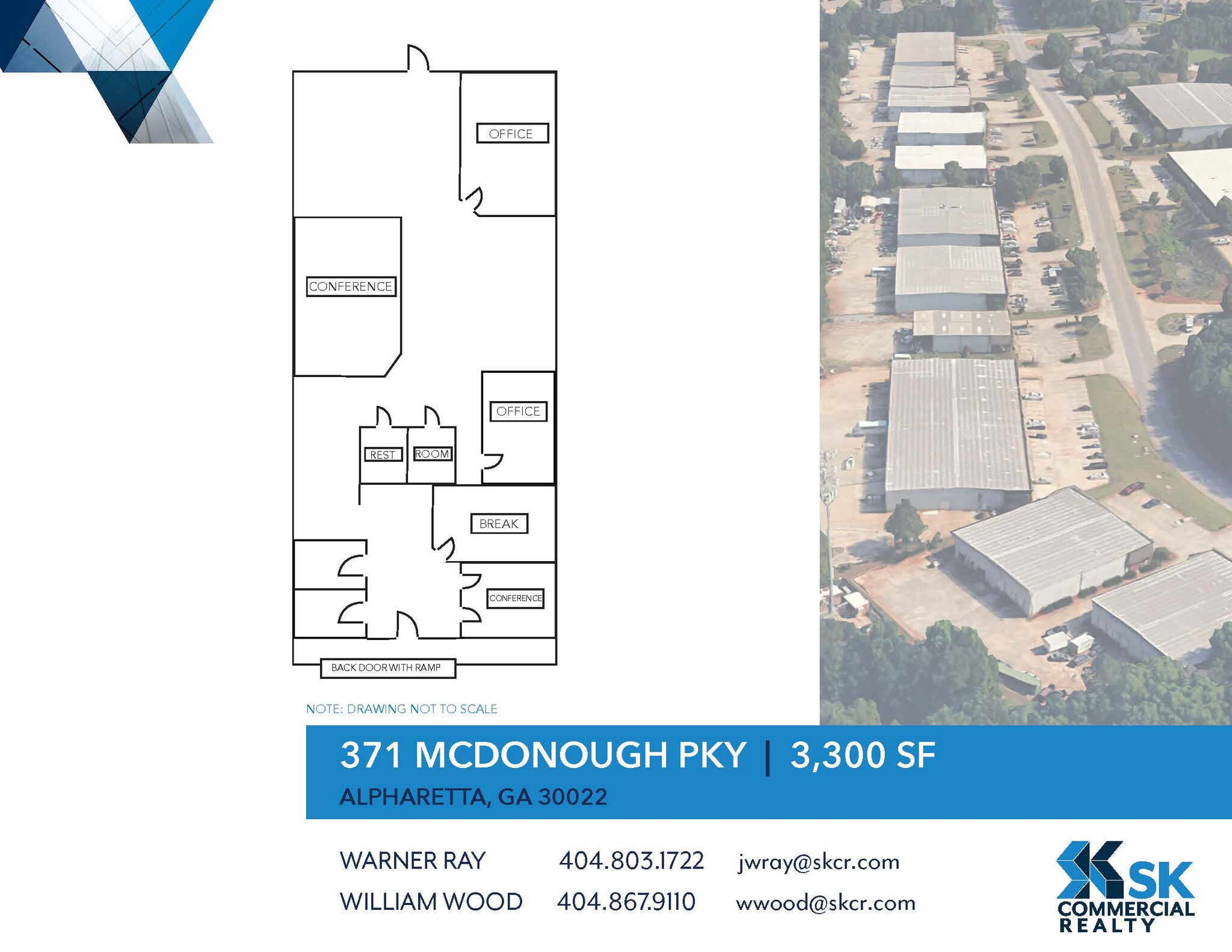 205-211 Mcdonough Pky, Mcdonough, GA en alquiler Plano de la planta- Imagen 1 de 1