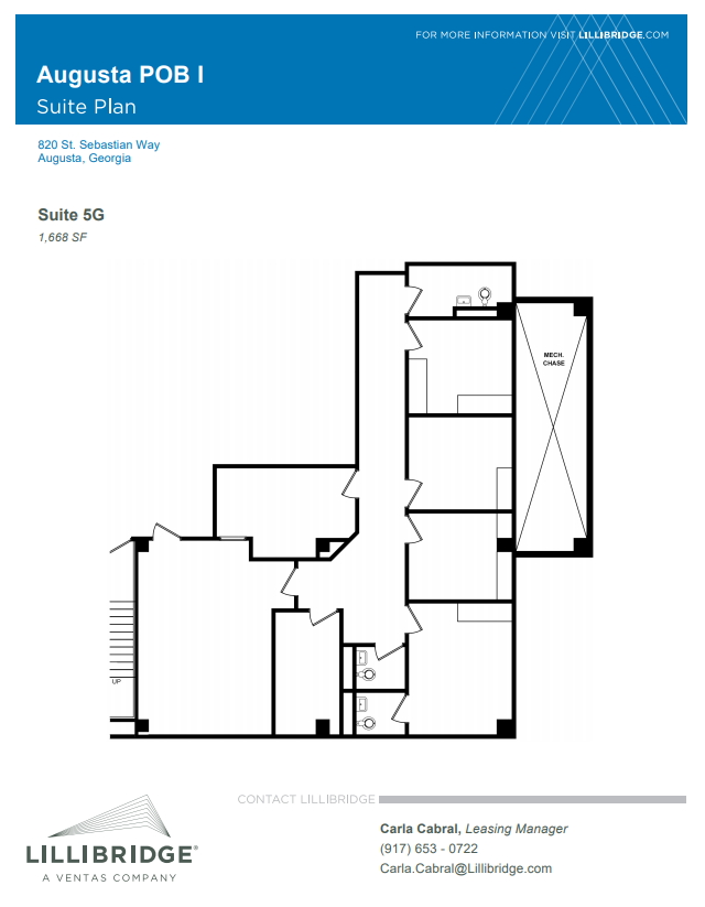 818 St Sebastian Way, Augusta, GA en alquiler Plano de la planta- Imagen 1 de 1