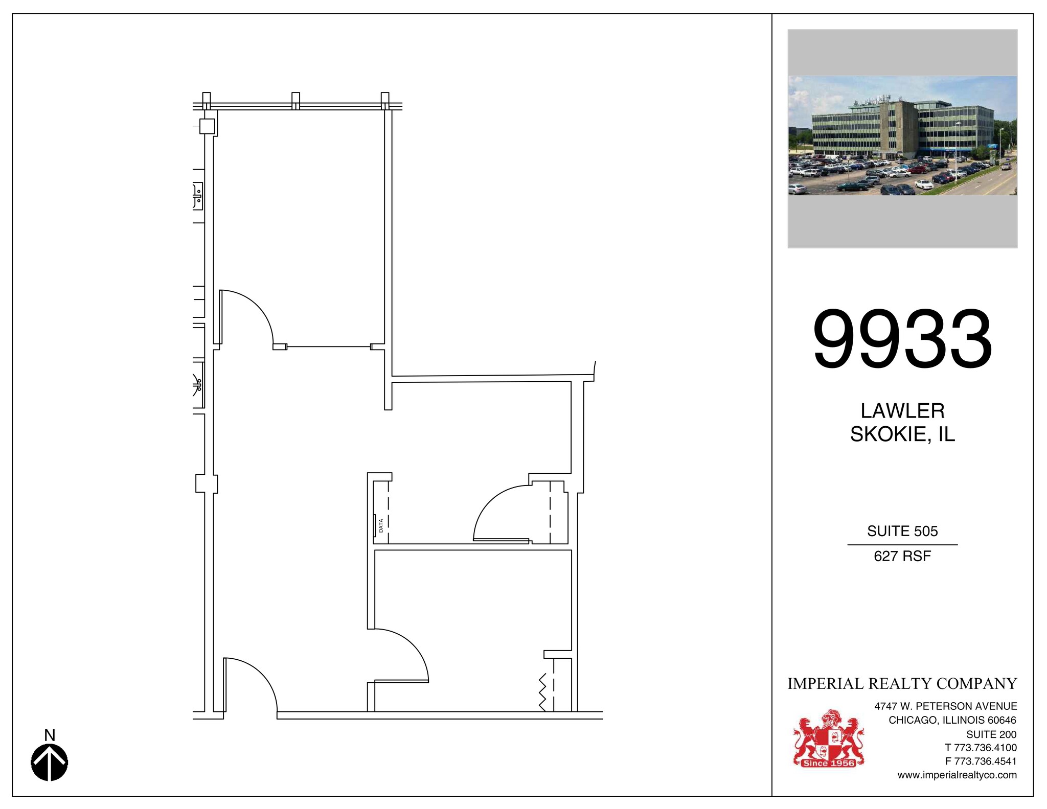 9933 Lawler Ave, Skokie, IL en alquiler Plano del sitio- Imagen 1 de 1