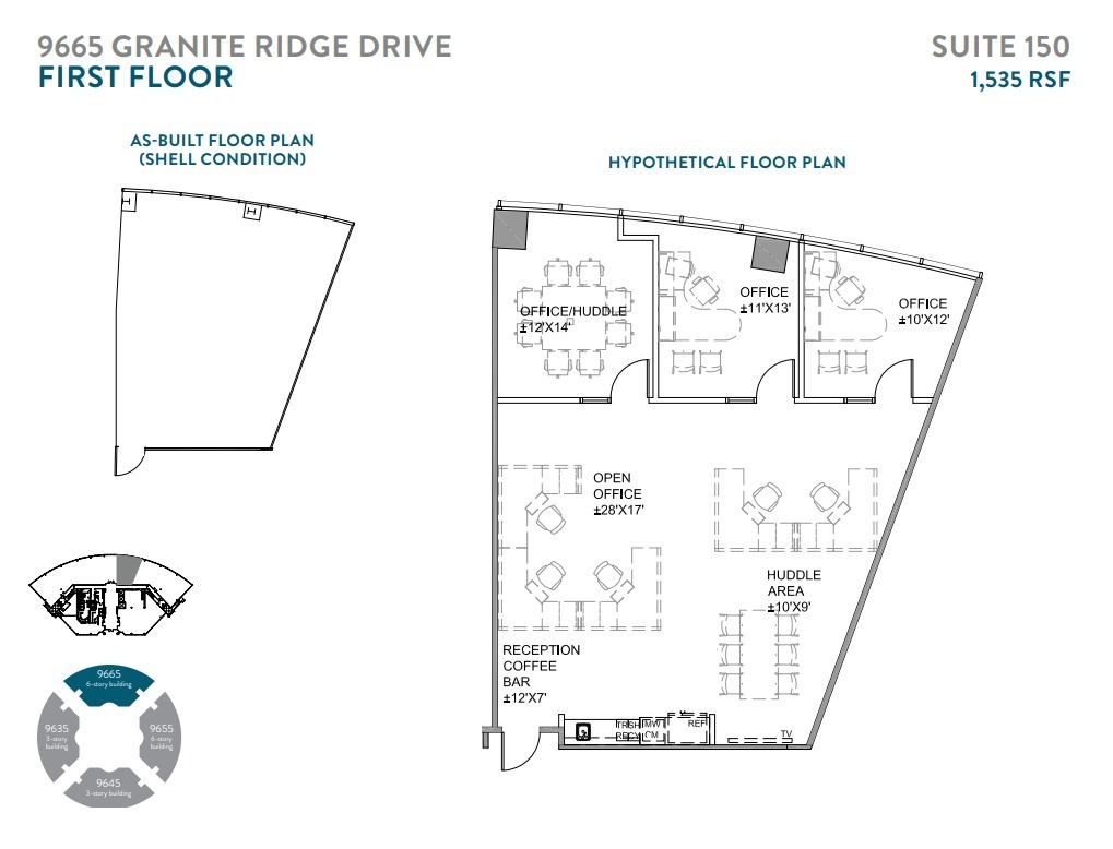 9655 Granite Ridge Dr, San Diego, CA en alquiler Plano de la planta- Imagen 1 de 1