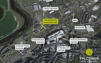 Kintail House, The Barracks, Forthside Way, Stirling en alquiler Mapa- Imagen 2 de 8