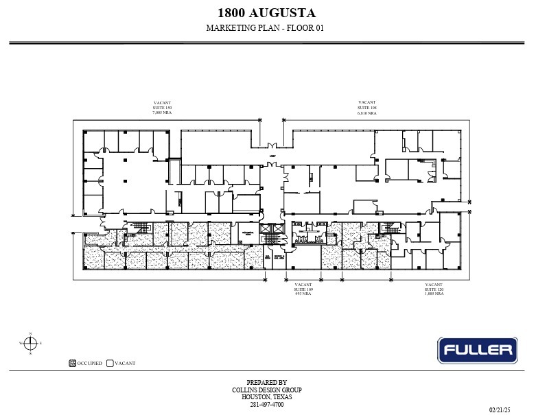 1800 Augusta Dr, Houston, TX en venta Plano de la planta- Imagen 1 de 1