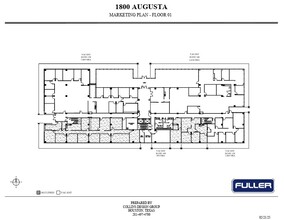 1800 Augusta Dr, Houston, TX en venta Plano de la planta- Imagen 1 de 1