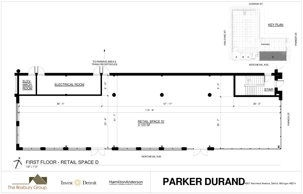 8001 Kercheval St, Detroit, MI en alquiler Plano de la planta- Imagen 1 de 1