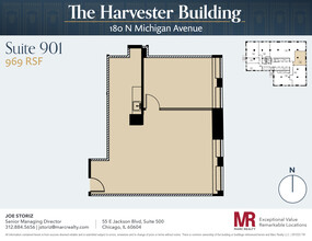 180 N Michigan Ave, Chicago, IL en alquiler Plano de la planta- Imagen 1 de 4