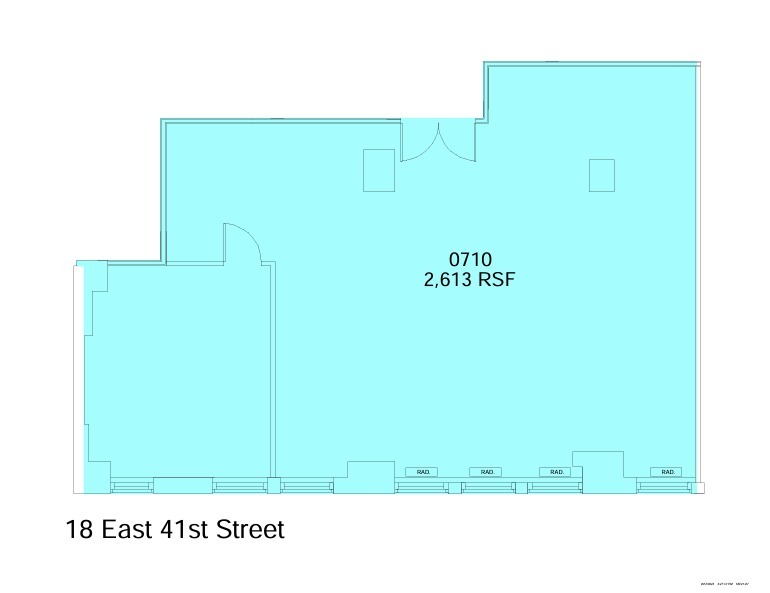 18 E 41st St, New York, NY en alquiler Plano de la planta- Imagen 1 de 1