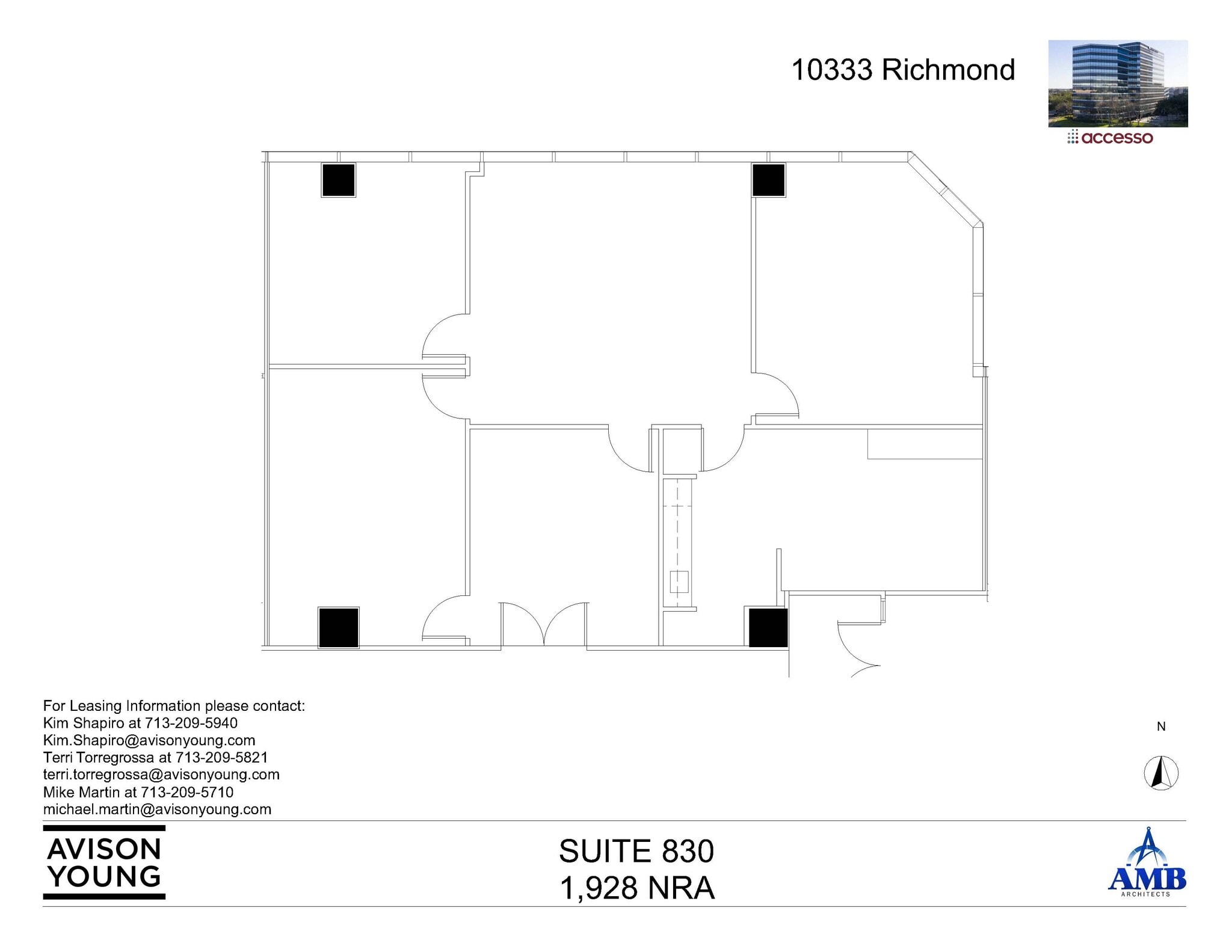 10333 Richmond Ave, Houston, TX en alquiler Plano de la planta- Imagen 1 de 2