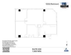 10333 Richmond Ave, Houston, TX en alquiler Plano de la planta- Imagen 1 de 2