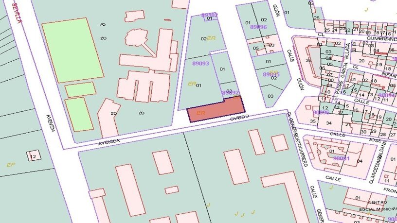 Avenida de Oviedo, 5, León, León en venta - Plano de solar - Imagen 3 de 3