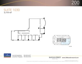 200 E Broward Blvd, Fort Lauderdale, FL en alquiler Plano de la planta- Imagen 1 de 2