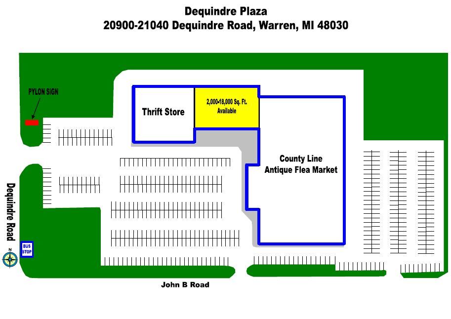 20900-21056 Dequindre Rd, Warren, MI en alquiler Plano del sitio- Imagen 1 de 1