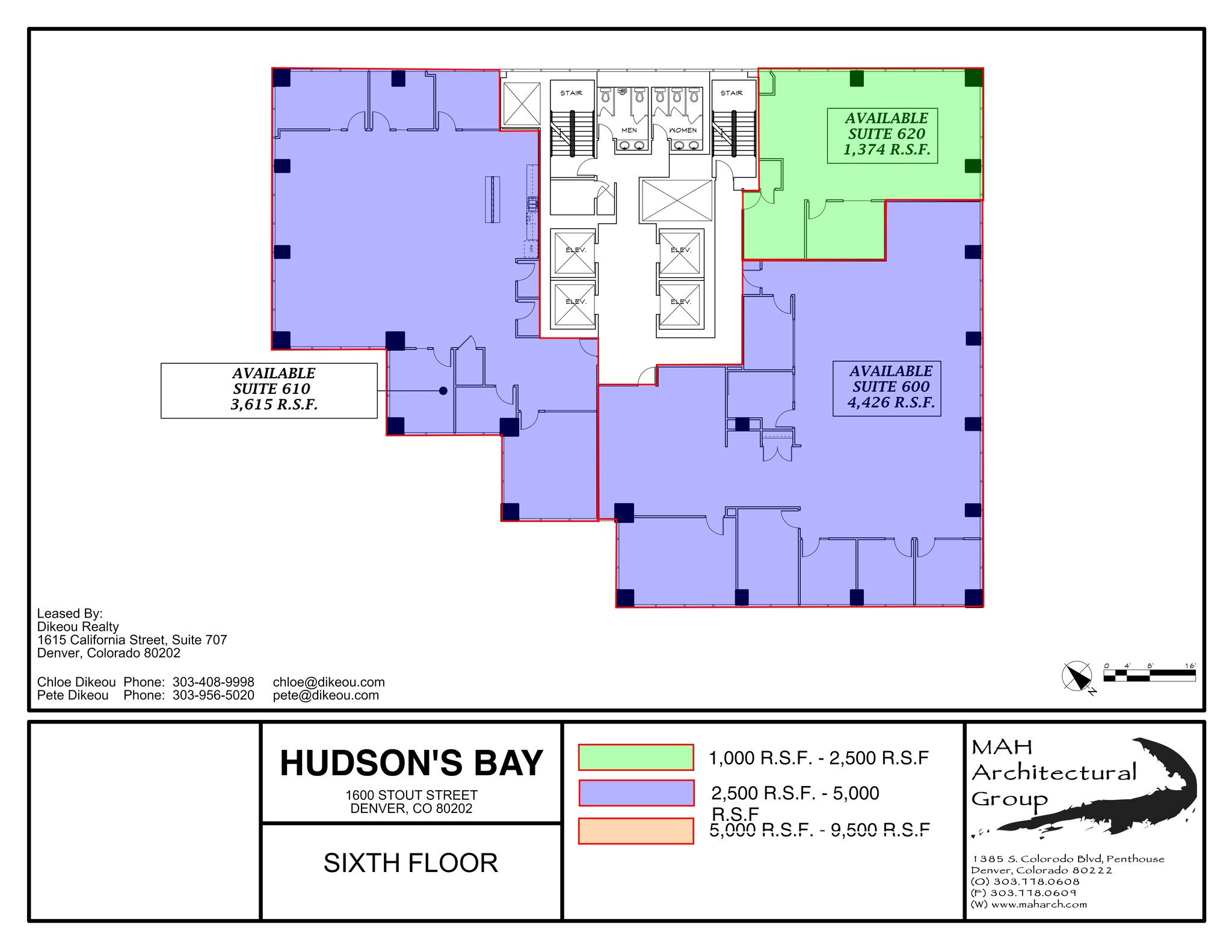 1600 Stout St, Denver, CO en alquiler Plano del sitio- Imagen 1 de 1