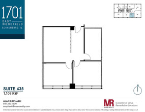 1701 E Woodfield Rd, Schaumburg, IL en alquiler Plano de la planta- Imagen 1 de 1