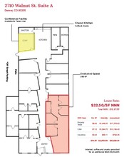 2710 Walnut St, Denver, CO en alquiler Plano de la planta- Imagen 1 de 1