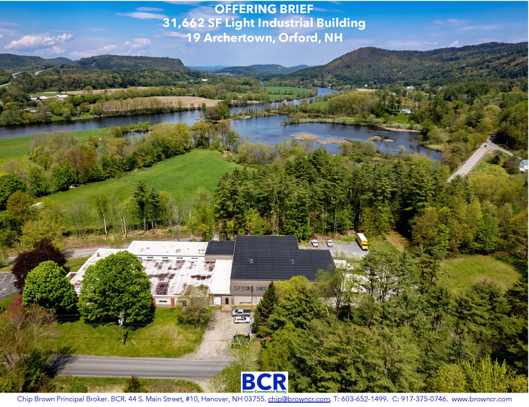 19 Archertown Rd, Orford, NH en venta - Vista aérea - Imagen 1 de 6