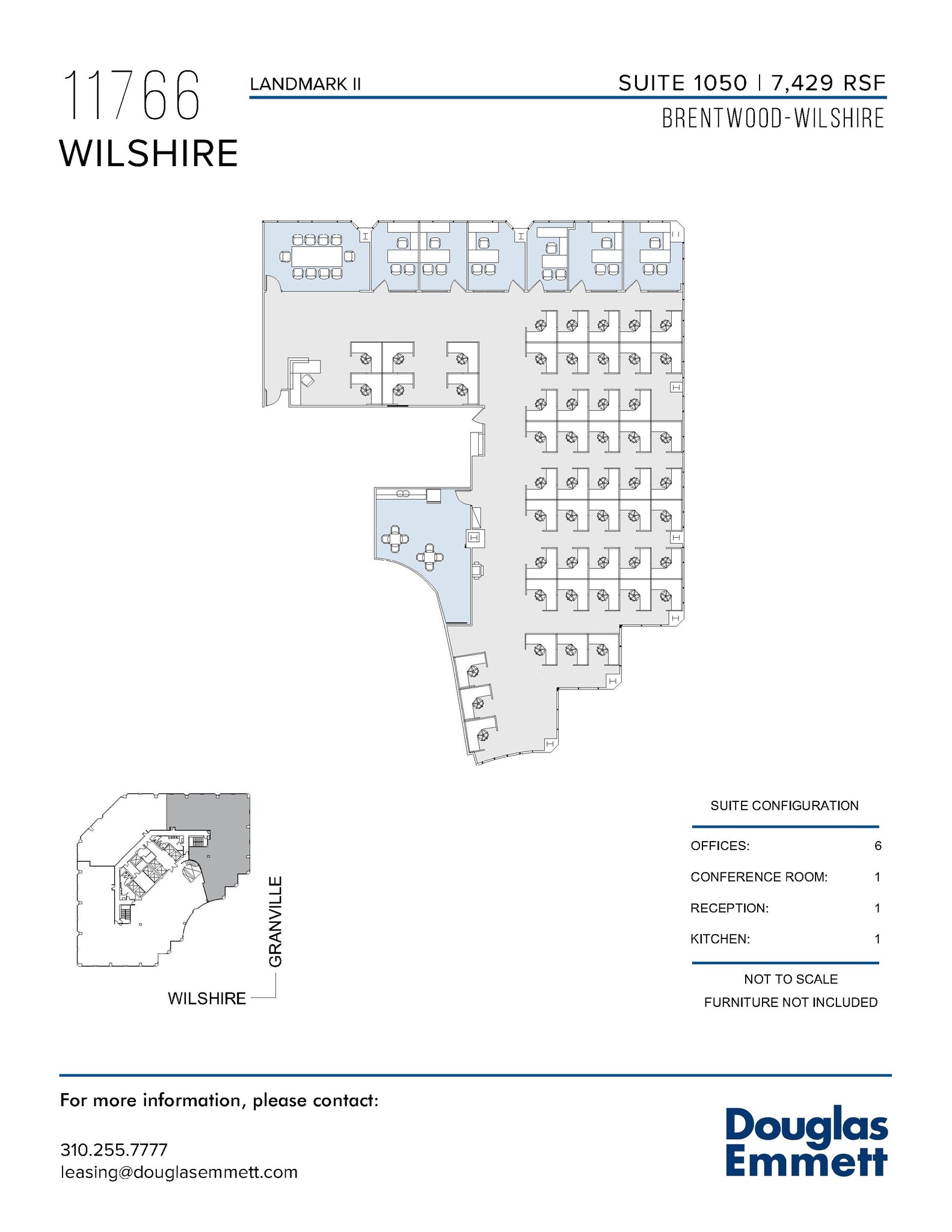 11766 Wilshire Blvd, Los Angeles, CA en alquiler Plano de la planta- Imagen 1 de 1