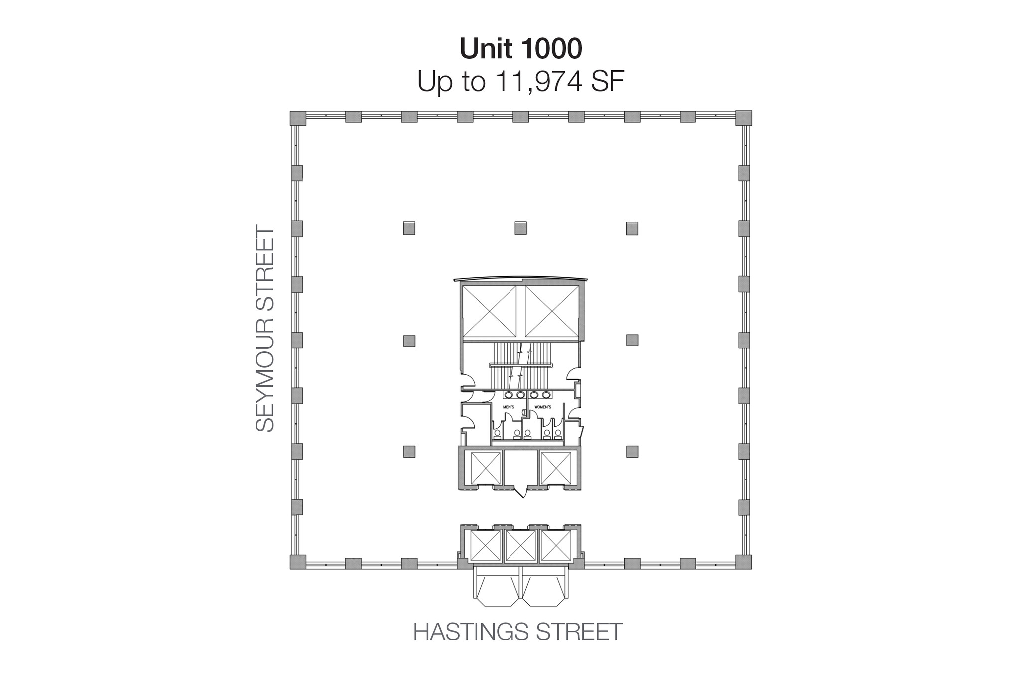 555 W Hastings St, Vancouver, BC en alquiler Plano de la planta- Imagen 1 de 5