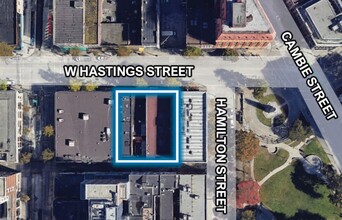 314-328 Hastings St W, Vancouver, BC - VISTA AÉREA  vista de mapa