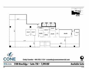 2100 Riveredge Pky NW, Atlanta, GA en alquiler Plano de la planta- Imagen 1 de 1