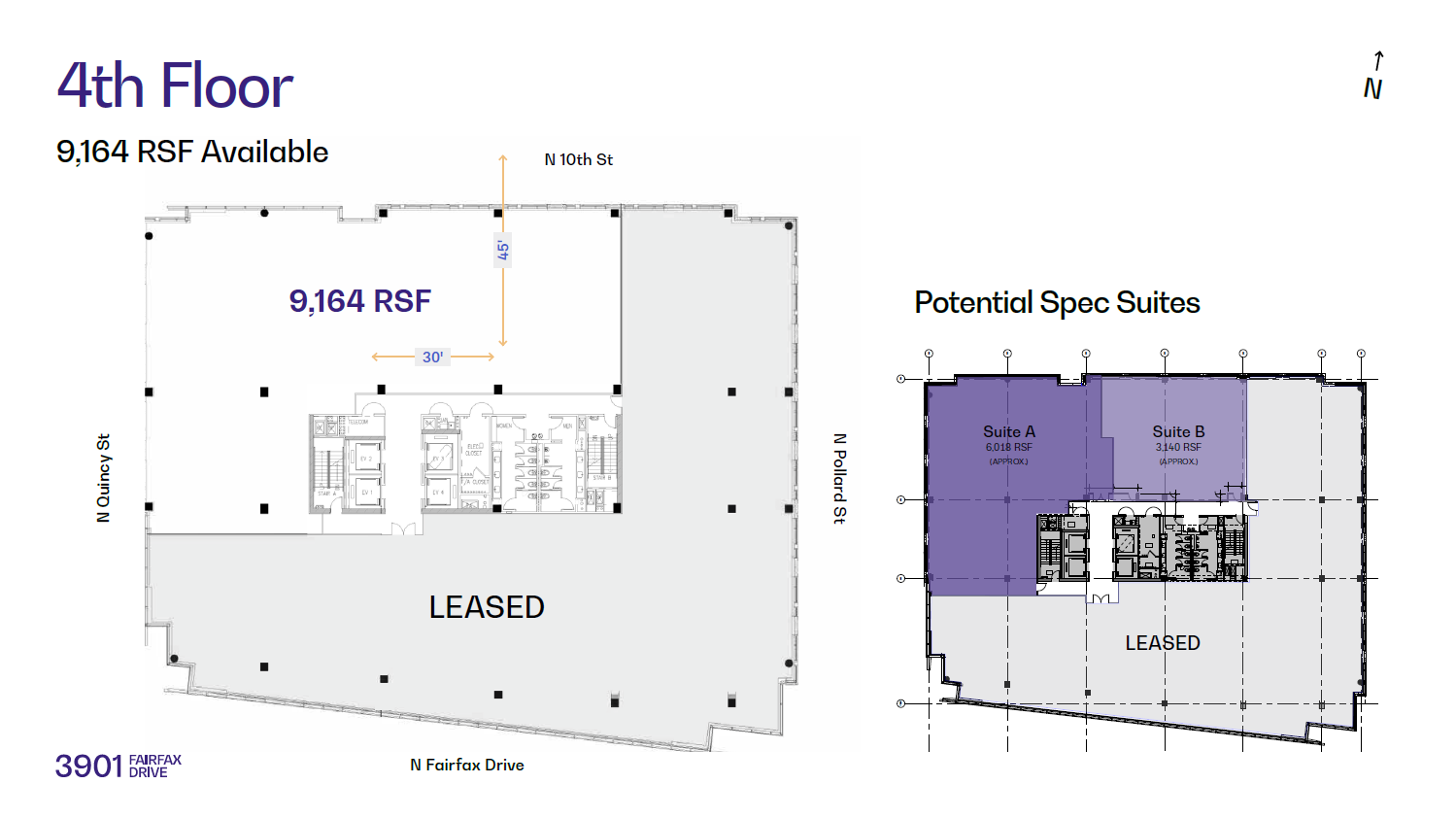 3901 N Fairfax Dr, Arlington, VA en alquiler Plano de la planta- Imagen 1 de 4