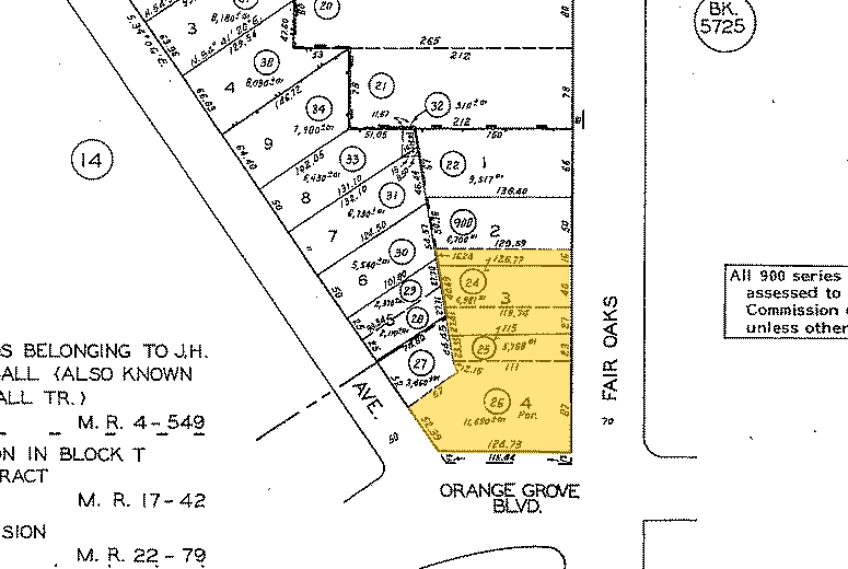 701-727 Fair Oaks Ave, Pasadena, CA en alquiler - Plano de solar - Imagen 3 de 3