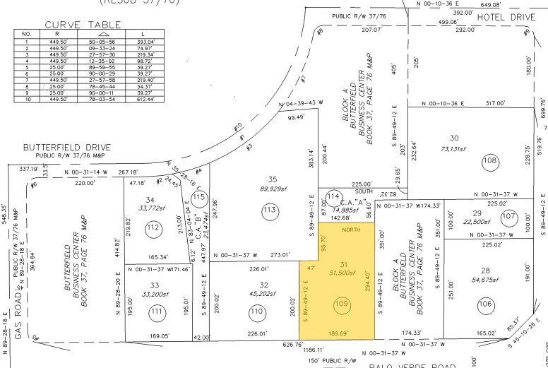 S Palo Verde Rd, Tucson, AZ en venta - Plano de solar - Imagen 1 de 2