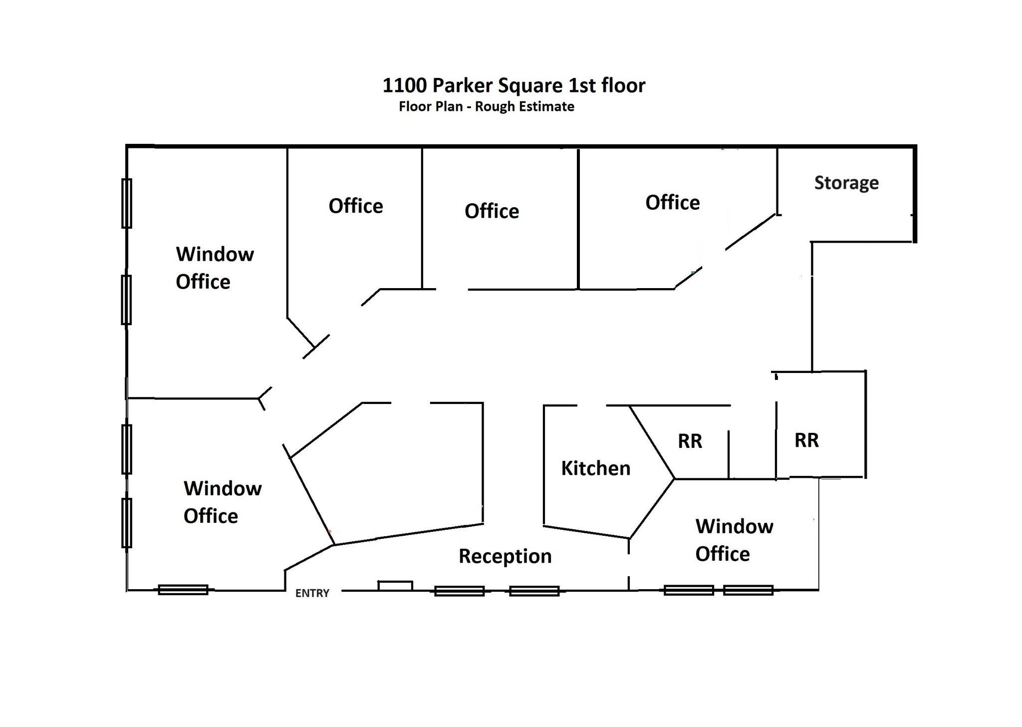 1100 Parker Sq, Flower Mound, TX en alquiler Plano de la planta- Imagen 1 de 1