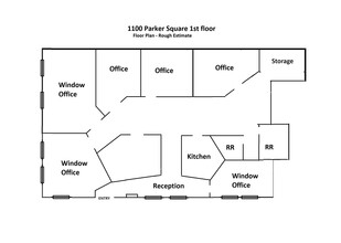 1100 Parker Sq, Flower Mound, TX en alquiler Plano de la planta- Imagen 1 de 1