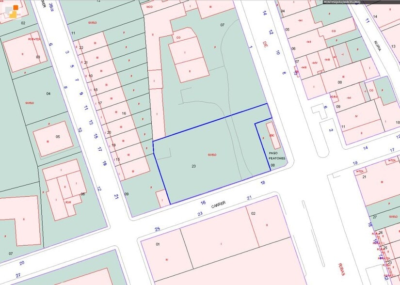 Terreno en Montesquiu, Barcelona en venta - Plano del sitio - Imagen 3 de 3