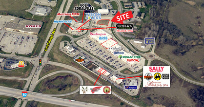 2515 Corridor Way, Coralville, IA - VISTA AÉREA  vista de mapa