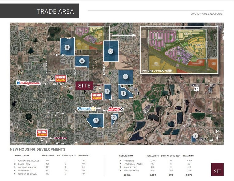 SWC 136TH AVENUE & QUEBEC STREET, Thornton, CO en alquiler - Plano del sitio - Imagen 3 de 3