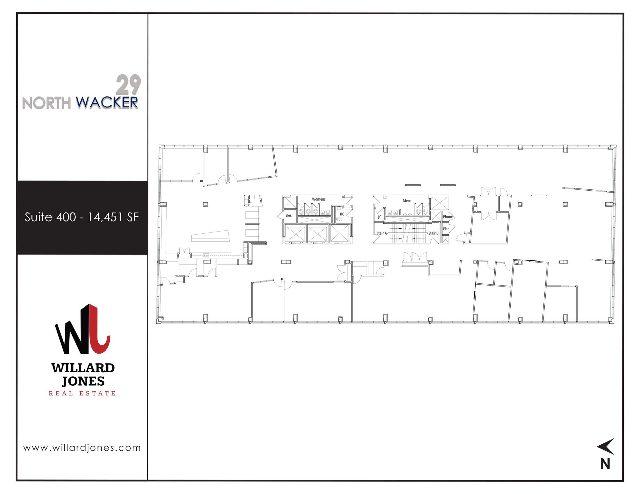 29 N Wacker Dr, Chicago, IL en alquiler Plano de la planta- Imagen 1 de 5