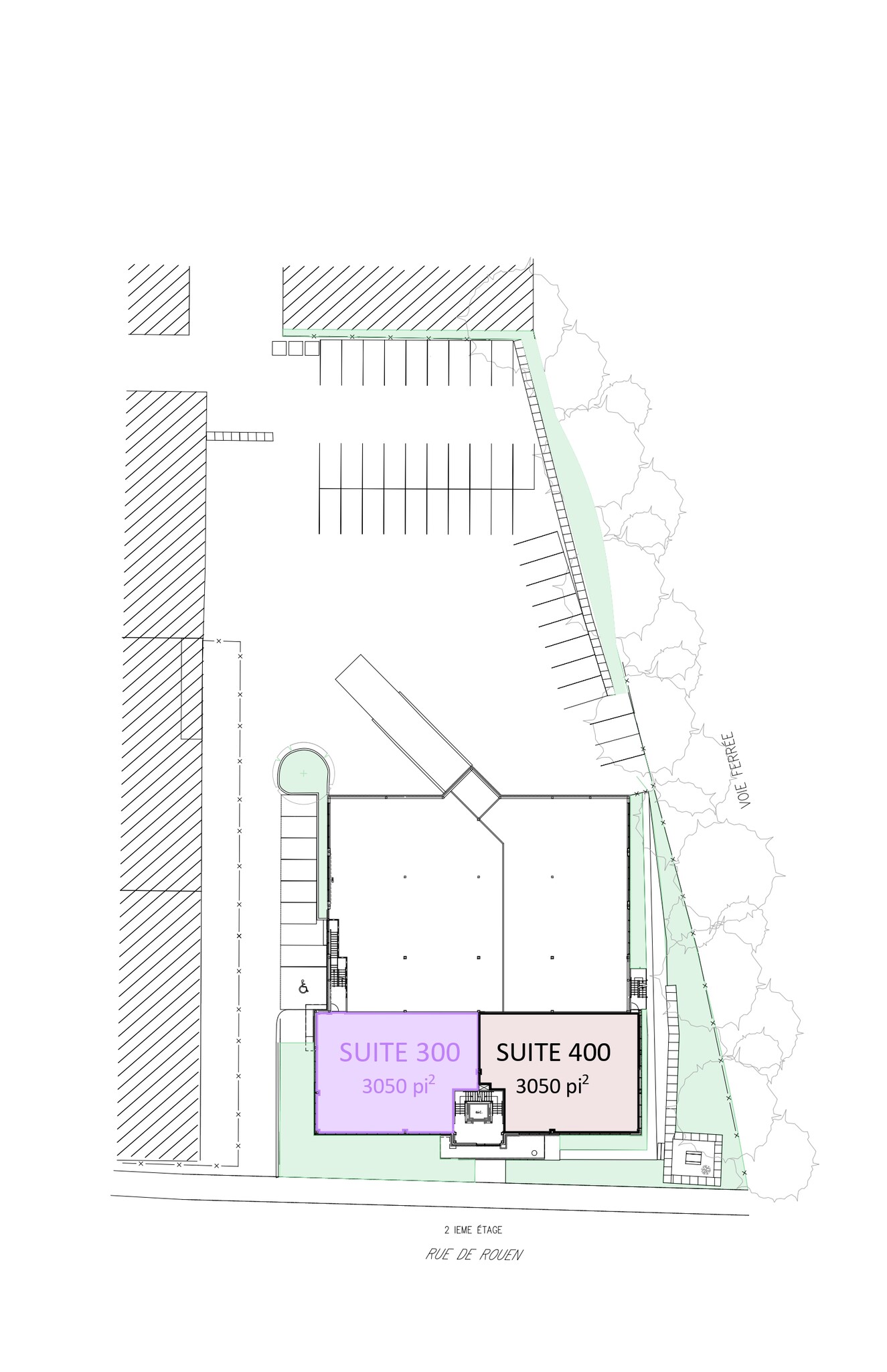 3040-3050 Rue De Rouen, Montréal, QC en alquiler Plano de la planta- Imagen 1 de 4