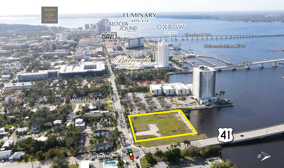 2543 First St, Fort Myers, FL en venta - Vista aérea - Imagen 1 de 10