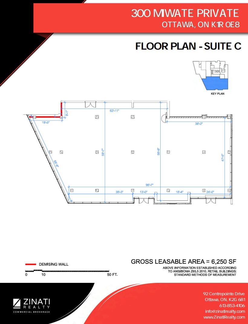 300 Miwate Pvt, Ottawa, ON en alquiler Plano de la planta- Imagen 1 de 2