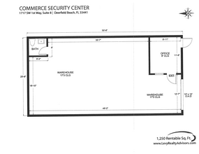 1533-1717 SW 1st Way, Deerfield Beach, FL en alquiler Plano de la planta- Imagen 2 de 3