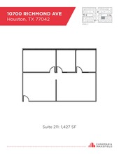 10700 Richmond Ave, Houston, TX en alquiler Plano de la planta- Imagen 1 de 1