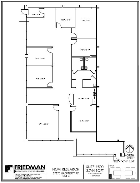 27275 Haggerty Rd, Novi, MI en alquiler Plano de la planta- Imagen 1 de 4