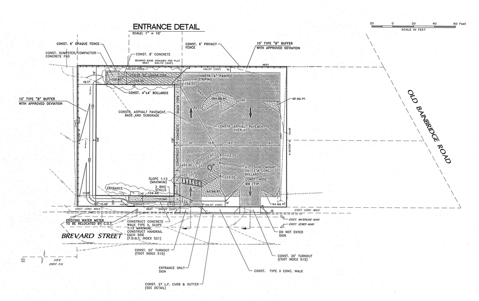 540 W Brevard St, Tallahassee, FL en venta - Plano de solar - Imagen 2 de 5