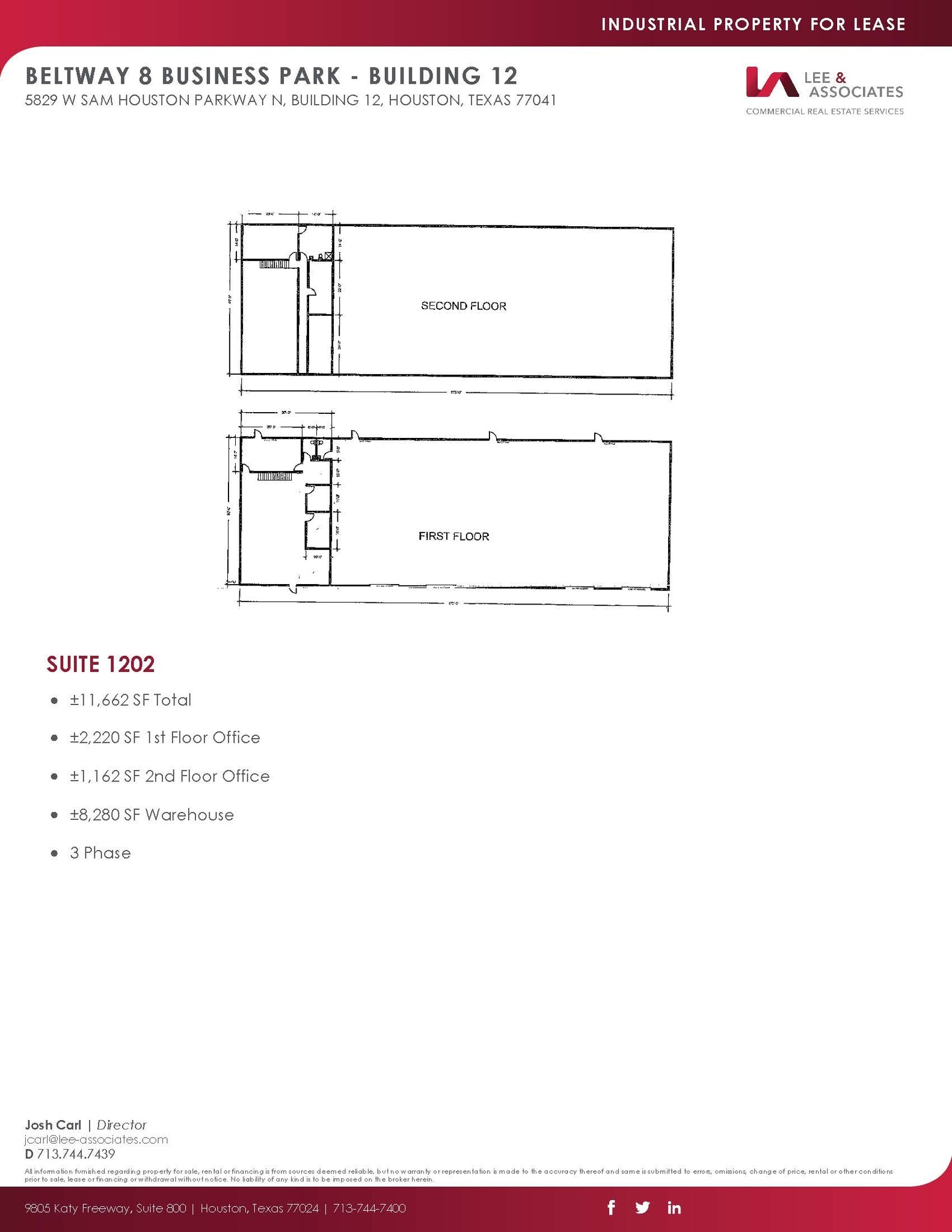 5829 W Sam Houston Pky N, Houston, TX en alquiler Plano de la planta- Imagen 1 de 1