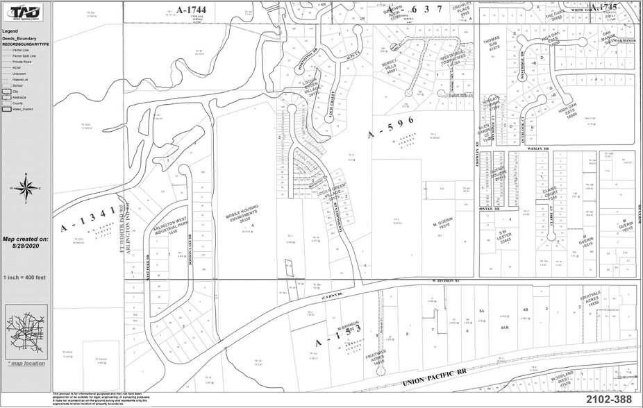 2800 W Division St, Arlington, TX en alquiler - Plano de solar - Imagen 2 de 2