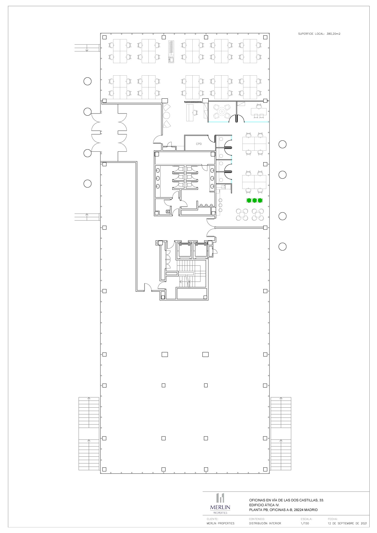 Avenida de Europa, 26, Pozuelo de Alarcón, Madrid en alquiler Plano de planta tipo- Imagen 1 de 9