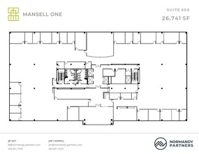 3650 Mansell Rd, Alpharetta, GA en alquiler Plano de la planta- Imagen 1 de 21