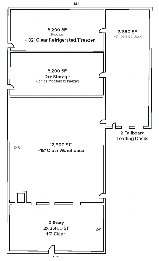 7 State St, Woburn, MA en alquiler Plano de la planta- Imagen 1 de 2