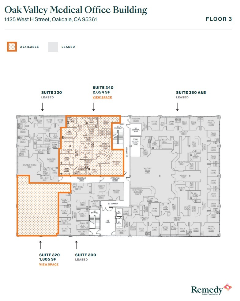 1425 W H St, Oakdale, CA en alquiler Plano de la planta- Imagen 1 de 1